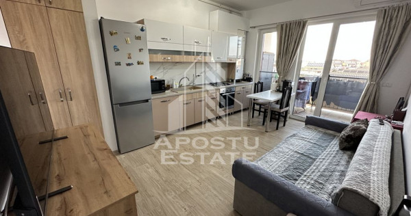 Apartament cu 2 camere, mobilat si utilat la etaj interme...