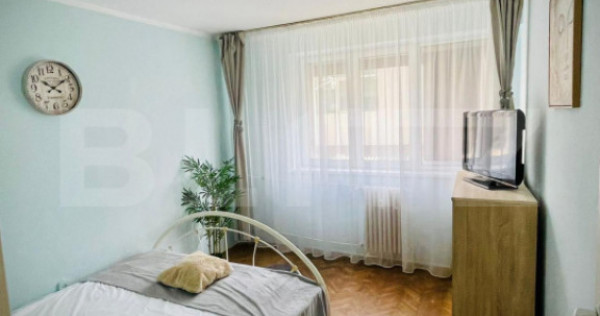 Apartament 2 camere, 48 mp, mobilat si utilat, zona Rovine