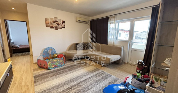 Apartament cu 3 camere, centrala proprie, zona Girocului