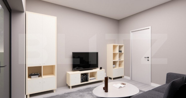 Promotie! Apartament de 1 camera, 48mp, mobilat si utilat, z