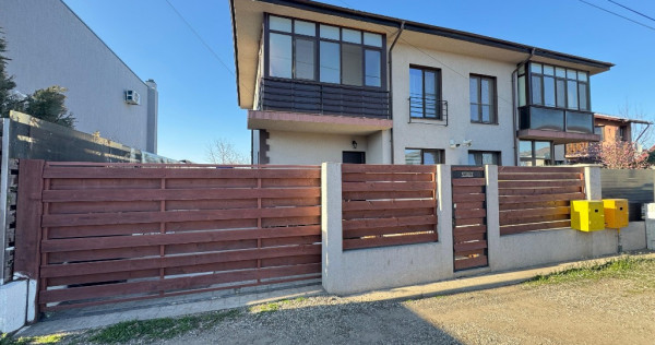Vila tip duplex semimobilat si utilat - 4 camere - 2 bai - pod - beci