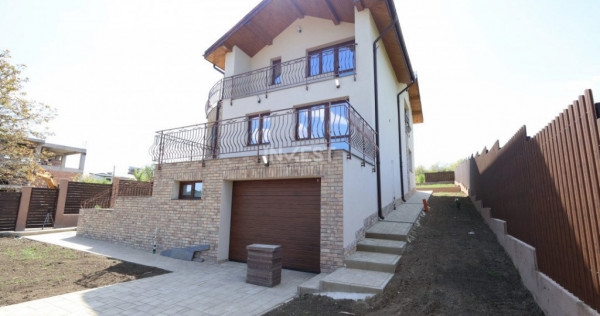 Vilă finalizată, disponibilă cu 600 sau 1000 mp teren, Re