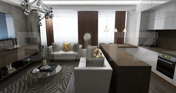 Apartament 3 camere, 74 mp, modern lux, etaj intermediar, li