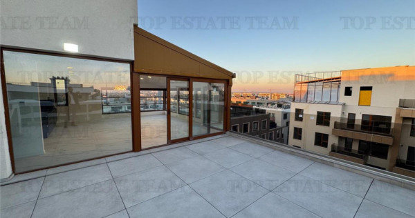 Penthouse de in zona Pipera, terasa 210 mp