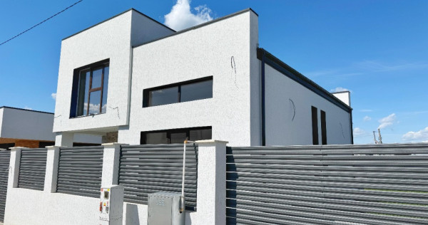 Vila individuală P+1E-4 camere-2 băi + camera tehnică - teren 410mp