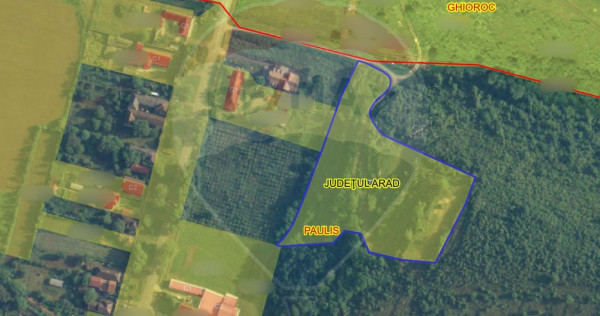 De vânzare teren 13,412mp Păuliș