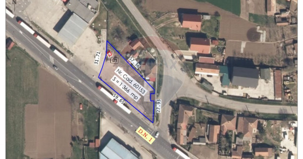De vânzare teren intravilan 1,366mp Borș / Șoseaua Bor...