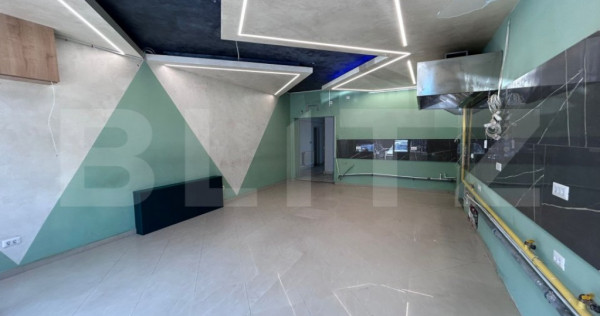 Spatiu comercial pe 2 niveluri, 230 mp, zona semicentrala