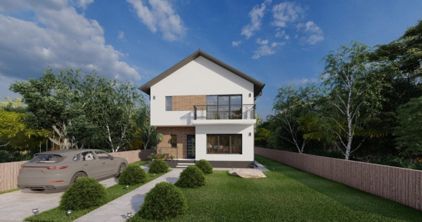 Casa individuala - 4 camere 3 bai - 425 mp teren -15 minute statie STV