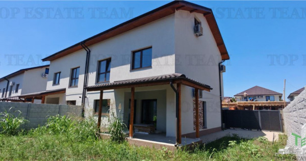 Vila individuala cuplata 5 camere, P 1 M, incalzire in pardo