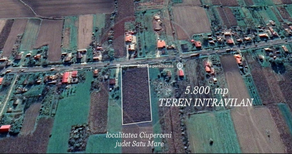 PRET WAUUU - TEREN INTRAVILAN - CIUPERCENI