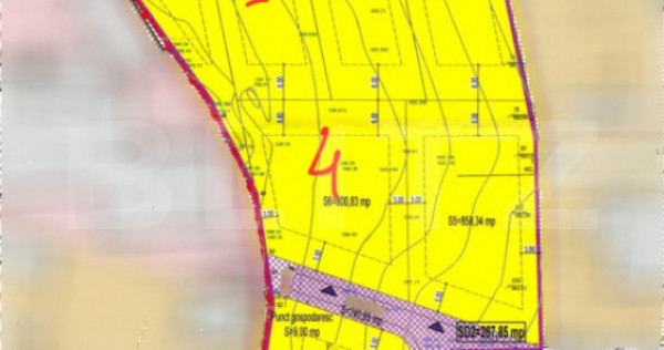 Teren intravilan cu PUZ aprobat, 855 mp, in Faget