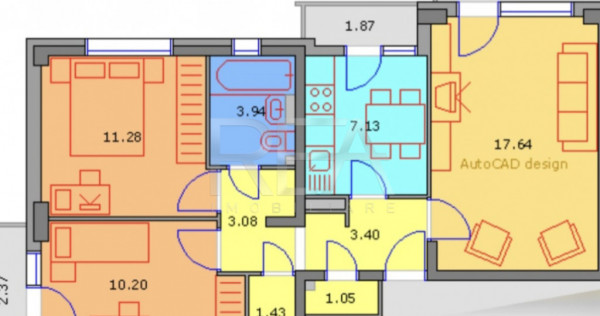 3 camere ,7/10, Politehnica-Str. Arinii Dornei.