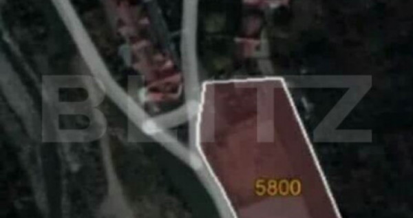 Teren 5.800 mp cu utilități și construcții existente–O