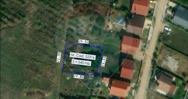 De vânzare teren intravilan 540 mp în Paleu