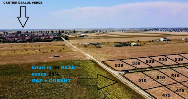 Teren in 36 RATE cu utilitati - com Berceni