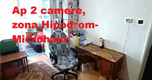 ETAJ 3, ap 2 camere, conf II sporit, Hipodrom