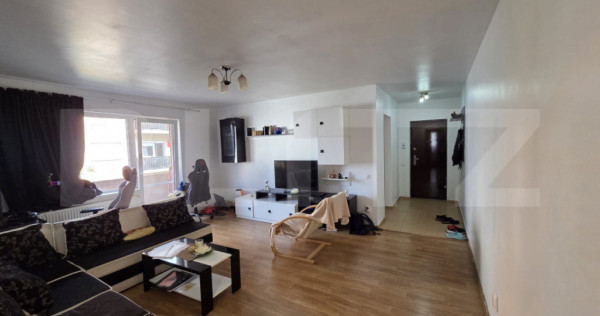 Apartament 2 camere, 55,4 mp, bucătărie &icirc;nchisă, balcon