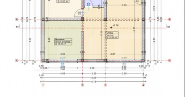 Apartament 2 camere, 72 mp, etaj intermediar, zona Burdujeni