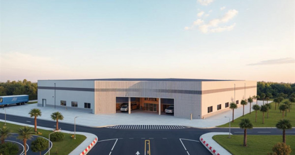 Teren industrial 4800 mp / DN1B – Zona showroom-uri aut...