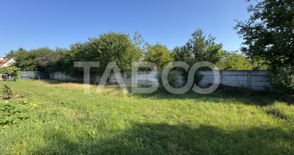 Teren intravilan 4783 mp cu toate utilitatile Turnisor Sibiu