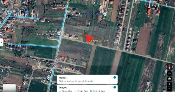 Teren intravilan 5.450 mp – Strada Castanilor, Ciorogâ...