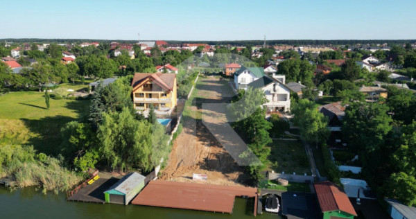 0% COMISION - Snagov, Teren cu deschidere la lac - Ponton -