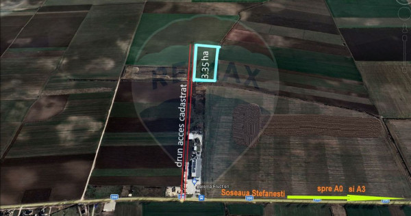 Teren dezvoltare spații comerciale 33500 mp Soseaua Stef...