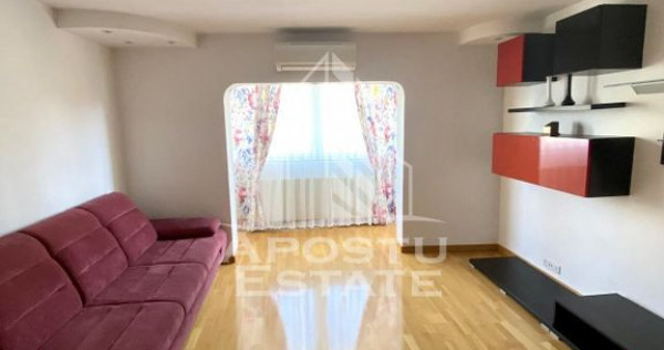Apartament 2 camere, mobilat, centrala proprie, zona Giro...