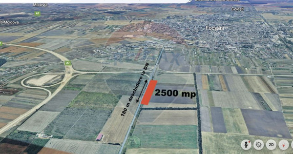 Teren Focsani DN E 85 nod Autostrada