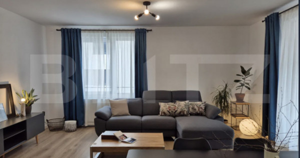 Apartament mobilat modern 3 camere, 80 mp, parcare, zona Cal
