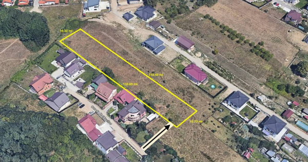Teren intravilan 1972 mp - construibil - Bascov
