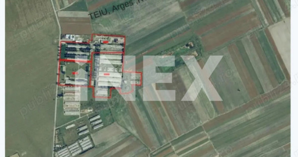 Teren industrial intravilan – 12 ha – toate utilitățil