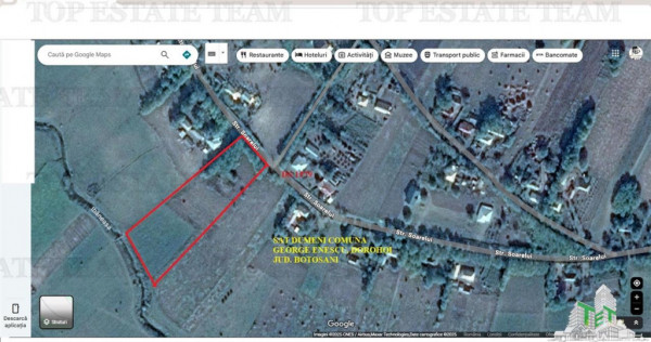 Teren de la 14 km de Dorohoi, Botosani (Sipotei)