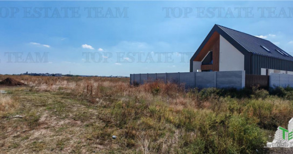 Teren intravilan, in zona de case, 338mp cu toate utilitatil