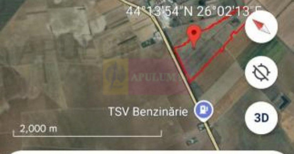 Teren 40ha Adunatii Copăceni | Industrial/ Logistic