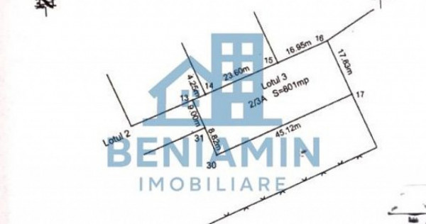 Teren intravilan Bariera Valcii 800mp deschidere 18mp