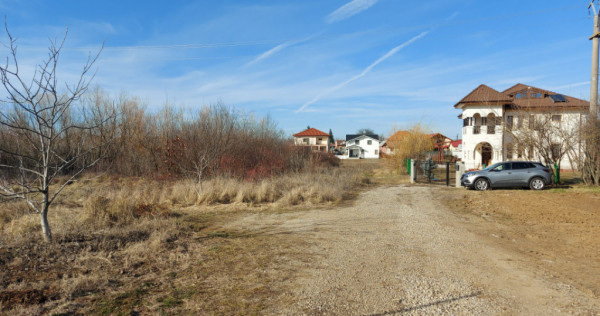 Loc de casă cu utilități, 944mp, 29m deschidere, Cioflice