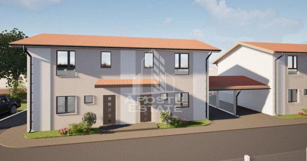 Duplex cu 3 camere, carport, la asfalt in Chisoda