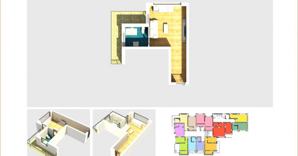 #Bloc Nou - Garsoniera 32 mp utili in Costinesti central