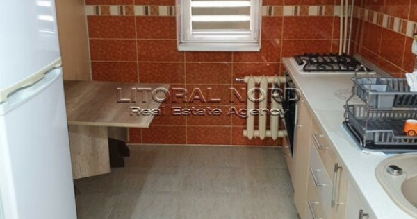 Tomis I - Spitalul Jud. ap.2 camere, 48mp, etaj parter, mobilat,utilat