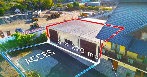 Spațiu industrial / 220mp i 5m de închiriat front strad...