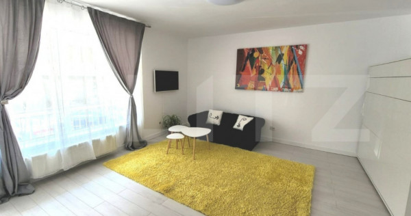 Apartament cu o camera, 35 mp, zona Golden Tulip, pet friend