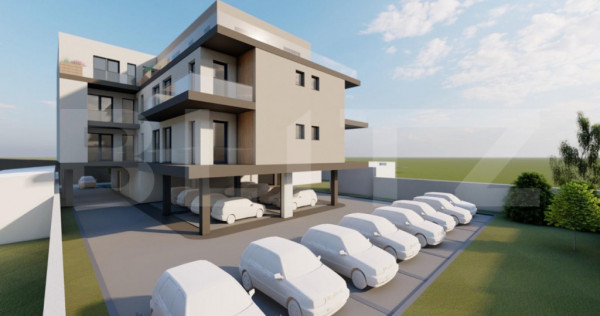 Penthause nou modern, 3 camere, centrala proprie+panouri fot