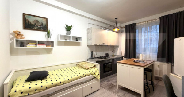 Garsoniera LUX de Inchiriat, 22 mp, Dambul Rotund