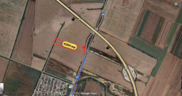 Teren intravilan cu acces direct la DJ 200 și A0 | 6.118 mp