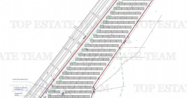 Teren si platforma betonata cu acces rapid la Autostrada Mol