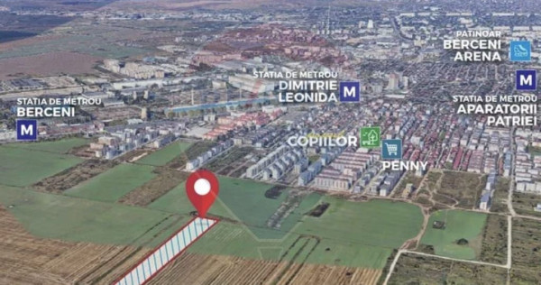 Teren 6,240mp Popesti-Leordeni / Strada Scolii