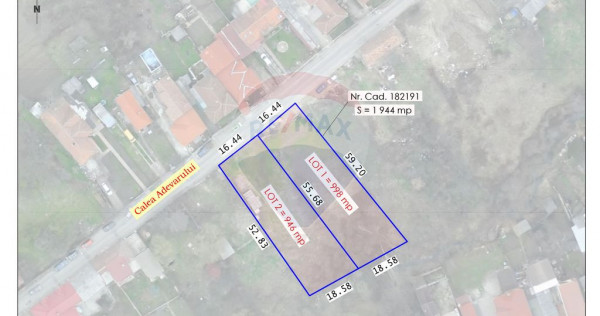 Teren intravilan, 1944 mp, de vânzare, Oradea, Strada Ad...