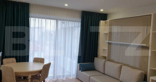 Garsoniera tip studio de inchiriat, zona Basarab/Titulescu |